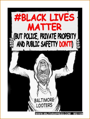 Black Lives Matter But Police, Private Property and Public Safety Don't